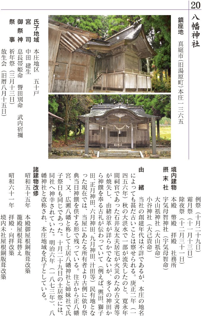 20 本庄八幡神社